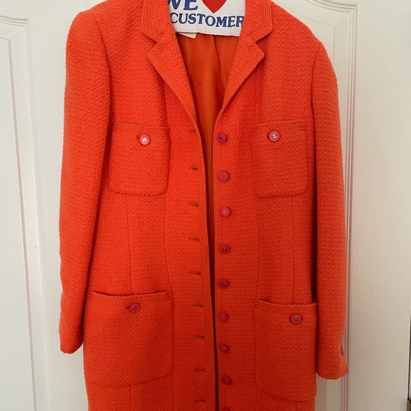 CHANEL Jackets & Blazers - RARE Chanel CC Logo Tweed Jacket 1996
